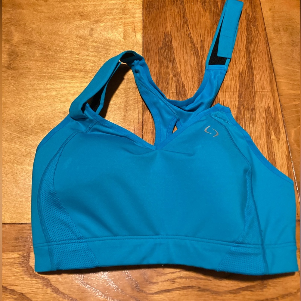 Teal Moving Comfort Sports Bra 32DD (E)